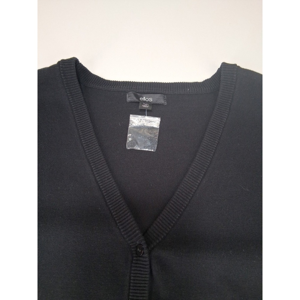 ellos plus size cardigan Black